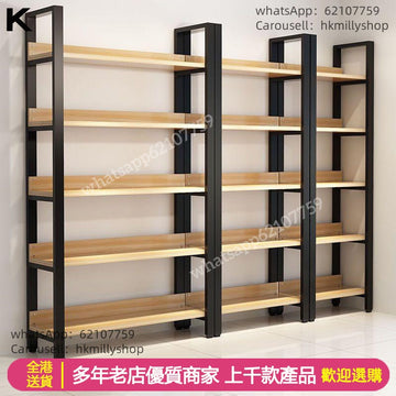 A&5112貨架 展示櫃 書櫃 陳列架 自由組合櫃 多層置物架 穩固加強稱重加固書架 收納架 倉儲架 架子 貨櫃 倉庫置物架落地架