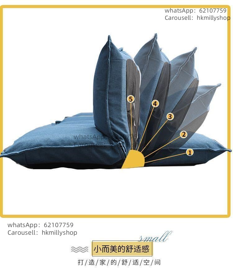 A&0802懶人沙發床榻榻米日式梳化床布藝梳化